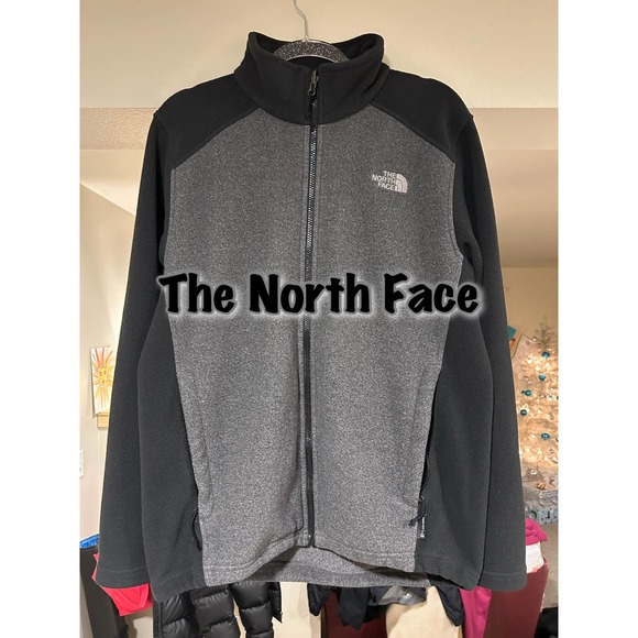 The North Face Other - The  North Face Gray and Black Jacket Men’s Medium Full Zip Sweater